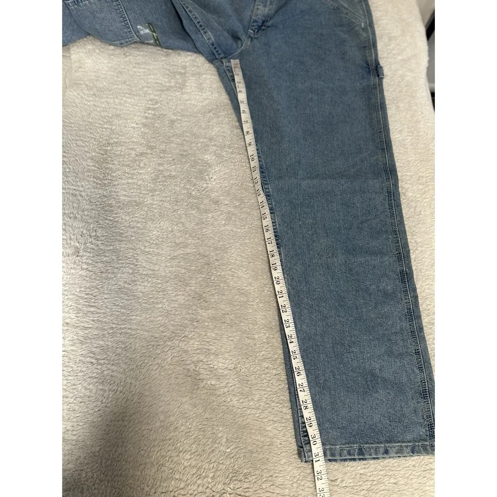Lee Men's Straight Leg Loose Fit Cargo Carpenter 100% Cotton Denim Jeans 36x30